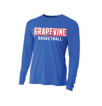 Load image into Gallery viewer, Blockbuster LS DriFit Tee in Blue