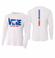 Load image into Gallery viewer, The VINE Tennis LS Unisex DriFit Tee in White