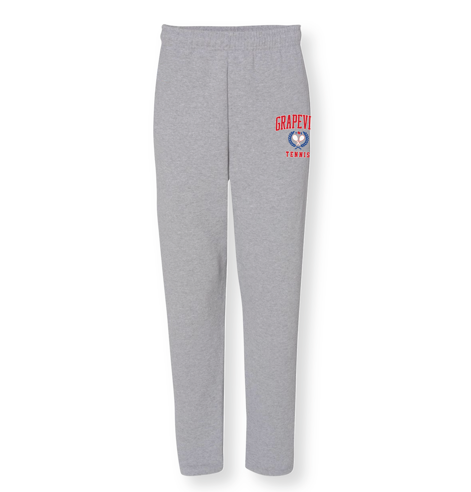 Grey open bottom sweatpants hot sale