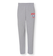 Load image into Gallery viewer, GHS Tennis Winter Kit — Open Bottom Sweatpants in Grey Htr