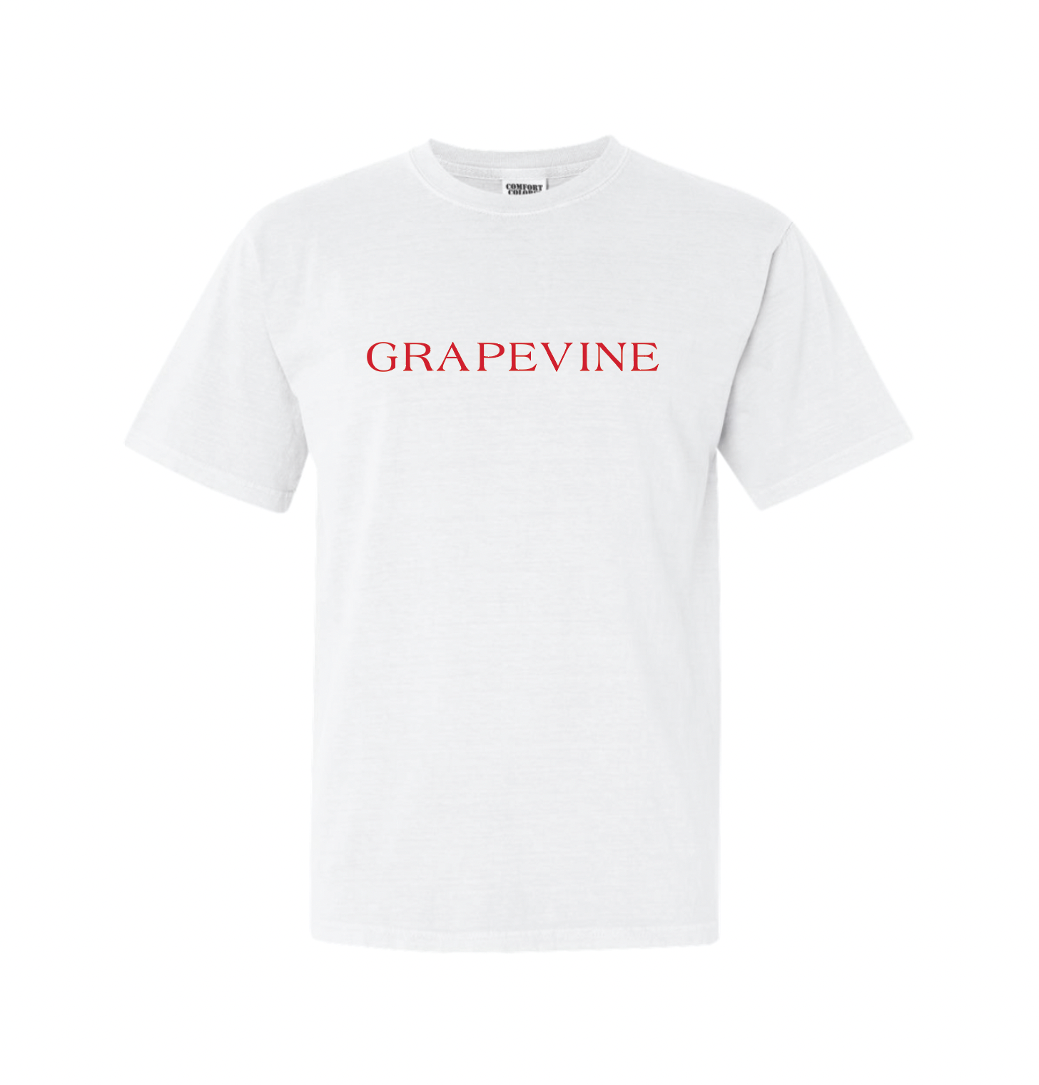 VINESIDE SS Tee in White – Grapevine Mustangs