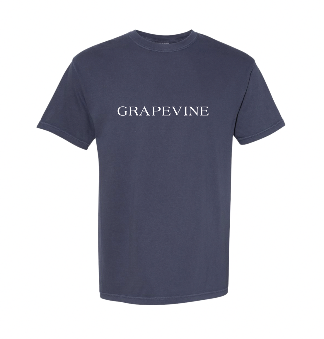 VINESIDE SS Tee in Navy – Grapevine Mustangs