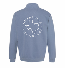 Load image into Gallery viewer, VINESIDE 1/4-Zip Pullover by Comfort Colors in Faded Denim