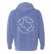 Load image into Gallery viewer, VINESIDE Staple PO Hoodie by Comfort Colors in Washed Blue