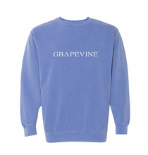 Load image into Gallery viewer, VINESIDE Crew Sweatshirt by Comfort Colors in Washed Blue