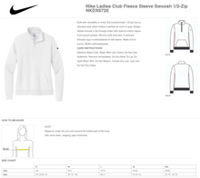 Load image into Gallery viewer, Women's Soccer Stack 1/2 Zip Pullover by Nike in White