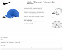 Load image into Gallery viewer, GHS Tennis My Court Perforated Performance Cap by Nike in Red