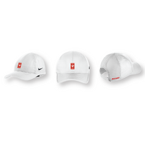 Load image into Gallery viewer, GHS Tennis My Court Featherlight Adjustable Cap by Nike in White