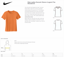 Load image into Gallery viewer, GHS My Court SS Girls DriFit Tennis Tee by Nike in Red