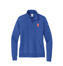 Load image into Gallery viewer, GHS Women's Tennis 1/2 Zip Pullover by Nike in Blue