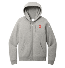 Load image into Gallery viewer, GHS Tennis Full-Zip Hoodie by Nike in Grey Htr
