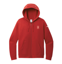 Load image into Gallery viewer, GHS Tennis Full-Zip Hoodie by Nike in Red