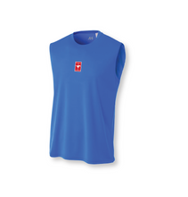 Load image into Gallery viewer, GHS Tennis My Court Sleeveless DriFit in Blue