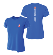 Load image into Gallery viewer, GHS My Court SS Girls DriFit Tennis Tee in Blue
