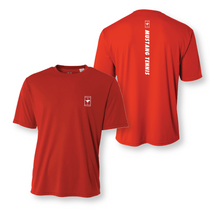 Load image into Gallery viewer, GHS My Court SS Unisex DriFit Tennis Tee in Red