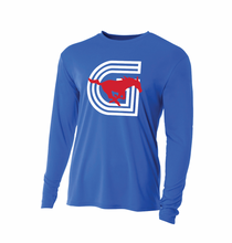 Load image into Gallery viewer, "Big G" LS DriFit Tee in Blue