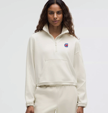 Load image into Gallery viewer, Little Big G Scuba Oversized Half-Zip by lululemon in Bone