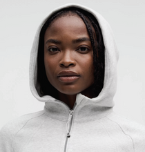 Load image into Gallery viewer, Little Big G Scuba Oversized Half-Zip Hoodie by lululemon in Lt Grey Htr