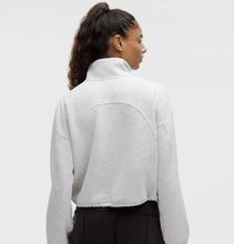 Load image into Gallery viewer, Little Big G Scuba Oversized Half-Zip by lululemon in Lt Grey Htr