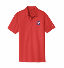 Load image into Gallery viewer, Little Big G Dri-FIT Embossed Tri-Blade Polo by Nike in Red