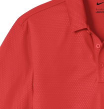 Load image into Gallery viewer, Little Big G Dri-FIT Embossed Tri-Blade Polo by Nike in Red