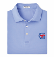 Load image into Gallery viewer, Little Big G Dri-FIT Jubilee Polo by Peter Millar in Blue/White Stripe