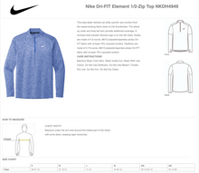 Load image into Gallery viewer, Mens Soccer FC 1/2 Zip Lightweight Pullover by Nike in Blue