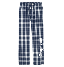 Load image into Gallery viewer, Mens Mustangs Soccer Flannel Pajama Pants in Navy