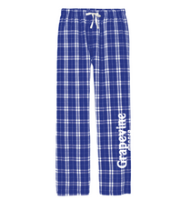 Load image into Gallery viewer, Mens Mustangs Soccer Flannel Pajama Pants in Royal Blue