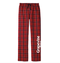 Load image into Gallery viewer, Mens Mustangs Soccer Flannel Pajama Pants in Red