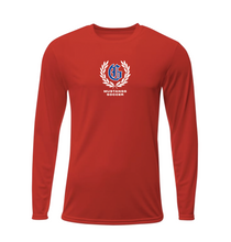 Load image into Gallery viewer, Mens Soccer Premier LS DriFit Tee in Red