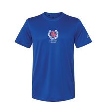 Load image into Gallery viewer, GHS Mens Soccer PREMIER SS Unisex Blended Tee in Blue by adidas