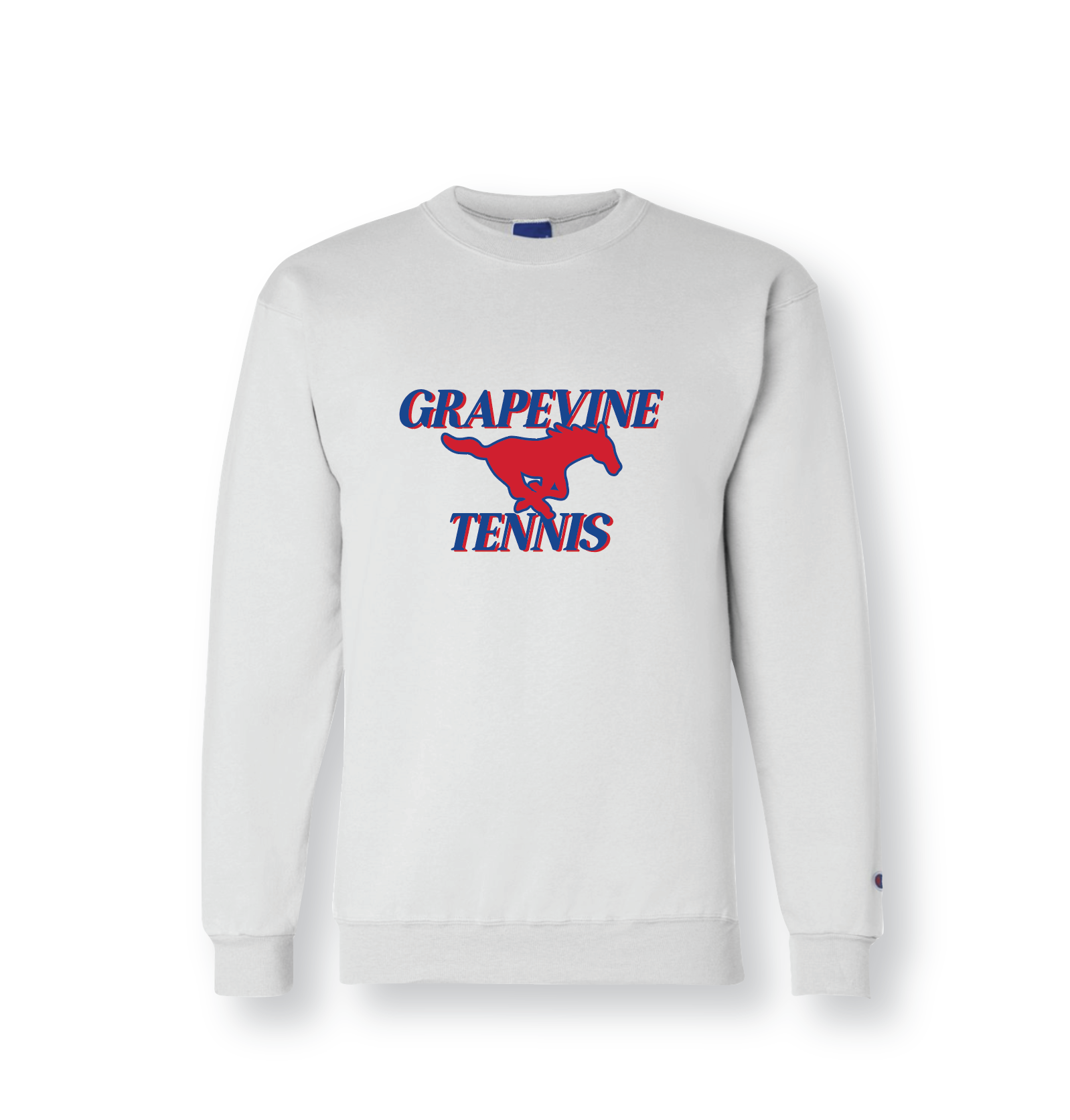 GHS 2025 Tennis Winter GSM Kit — Crew Sweatshirt in White