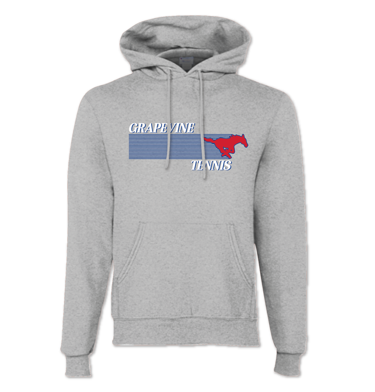 GHS 2025 Tennis Winter Kit — PO Hoodie in Grey Htr – Grapevine