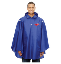 Load image into Gallery viewer, Mustang Nation Packable Poncho in Blue