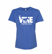 Load image into Gallery viewer, THE VINE — Soccer Relaxed Crewneck Tee in Blue Htr