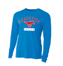 Load image into Gallery viewer, On The Pitch LS DriFit Tee in Blue