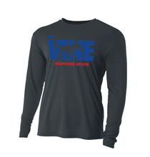 Load image into Gallery viewer, The VINE — Soccer LS DriFit Tee in Black