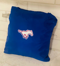 Load image into Gallery viewer, Mustang Nation Packable Poncho in Blue