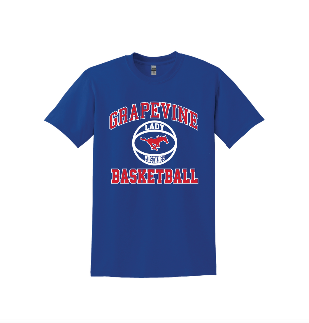 Easy Layup SS Basketball Tee in Blue