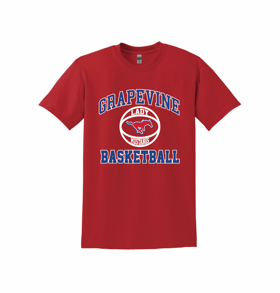 Easy Layup SS Basketball Tee in Red