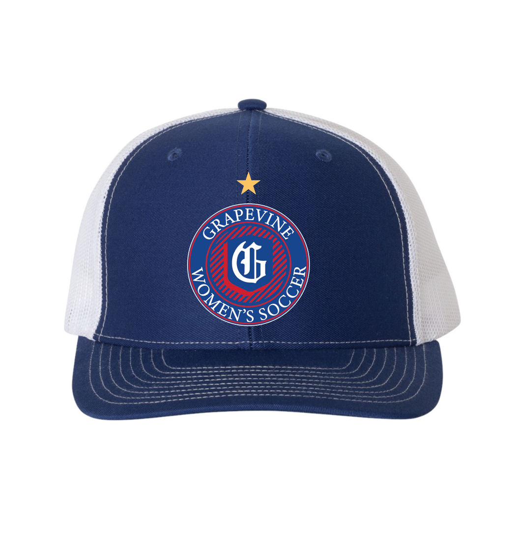State Champs Mesh back Snapback in Blue/White