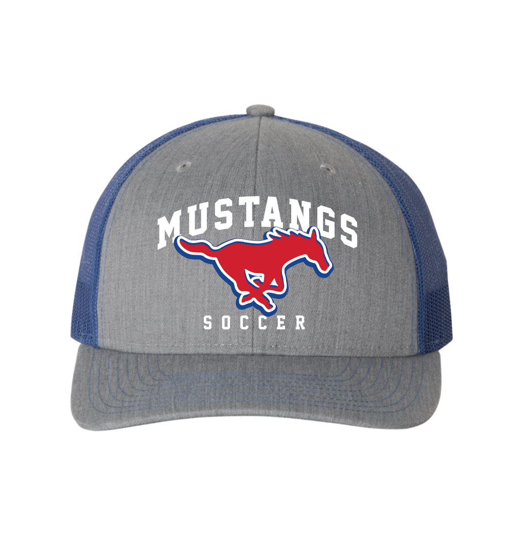 Stang Strong Mesh back Snapback in Grey Htr/Blue