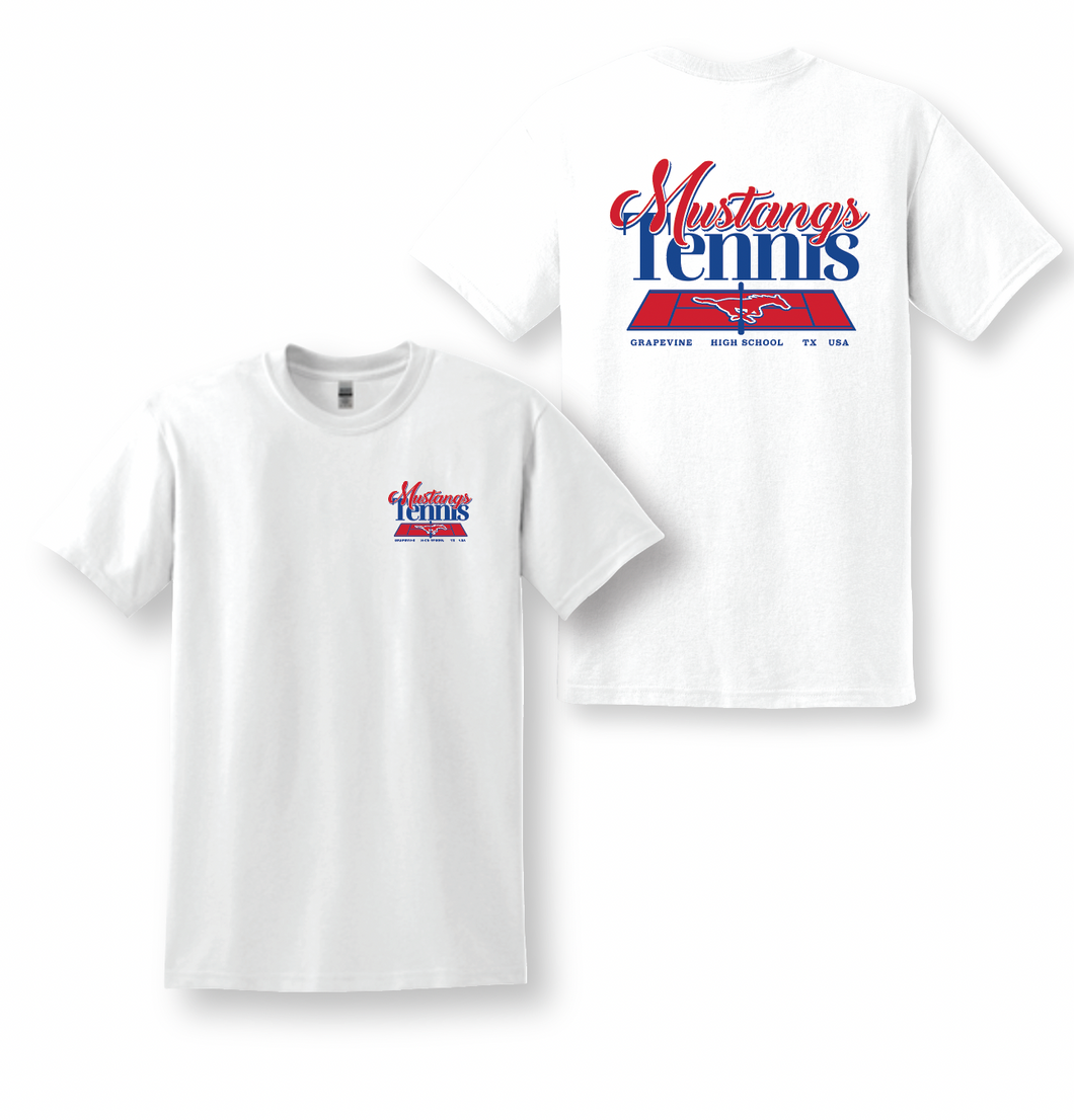 Courtside Tennis SS Tee in White