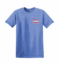 Load image into Gallery viewer, Courtside Tennis SS Tee in Blue Htr

