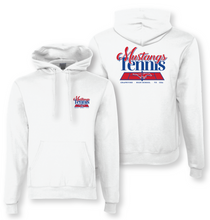 Load image into Gallery viewer, Courtside Tennis Pullover Hoodie in White
