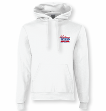 Load image into Gallery viewer, Courtside Tennis Pullover Hoodie in White
