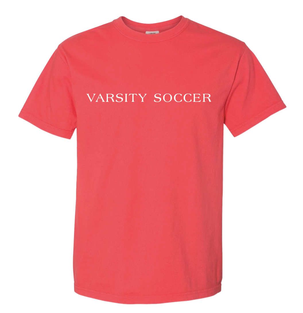 GHS Varsity Soccer Team Shirt in Red
