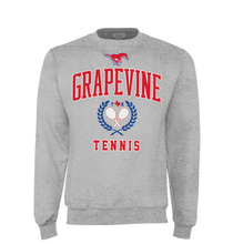 Load image into Gallery viewer, GHS Tennis Winter Kit — Crew Sweatshirt in Grey Htr
