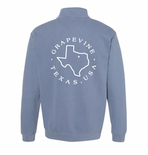 Load image into Gallery viewer, VINESIDE 1/4-Zip Pullover by Comfort Colors in Faded Denim
